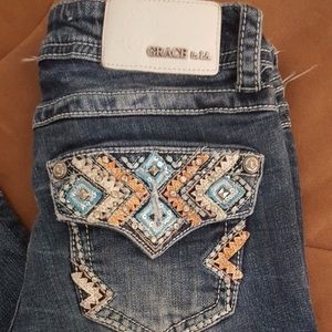 2 PAIR JEAN BUNDLE GRACE IN LA